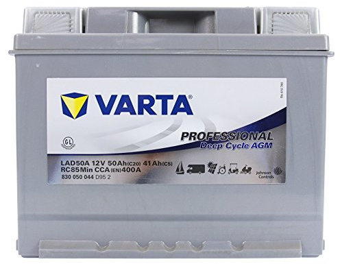 Varta LAD50A Professional DC AGM Batterie 12V 50Ah 400A 830050044D952
