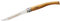 OPINEL Slim-Line, Größe 12, rostfrei, Buchenholz, mit persönlicher Gravur auf der Klinge