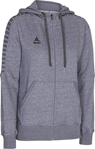 Select Handball Torino Kapuzen-Sweatjacke Damen Hoodie Frauen grau