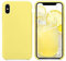 SURPHY für iPhone XS/X Hülle Silikon, Stoßfest Handyhülle iPhone XS/X Case aus Flüssigsilikon Schutzhülle mit weichem Mikrofaser-Kissen, 5,8 Zoll, Zitronengelb