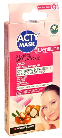 FORNOR 17863 Strisce depilatorie viso MEGAPLAST 10 unità