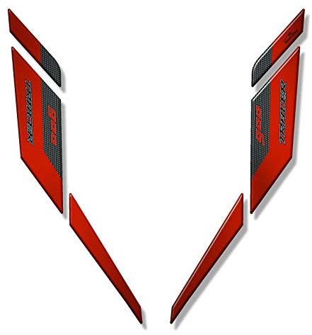 Resin Bike Adesivi Moto Compatibile con Yamaha Tracer 900 e 900 GT 2018 2020 Nimbus Grey. Protezione Frontalino da Urti e Graffi. Adesivi Resinati con Effetto 3D