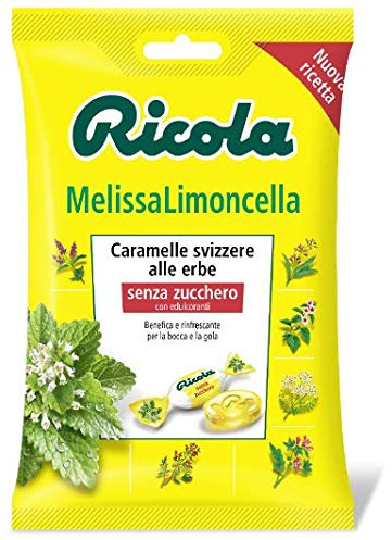 Ricola Melissa Limoncella bonbon mit Zitrone und Menthol ohne zucker 70g