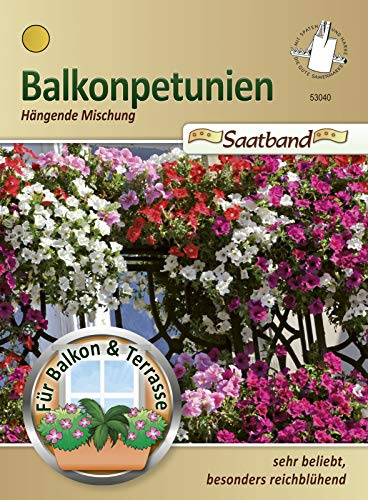 N.L. Chrestensen 53040 Balkonpetunie hängende Mischung Saatband (Balkonpetuniensamen)