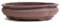 Bonsai - Schale oval 50 x 38,5 x 14,5 cm, unglasiert, braun, frostfest 40865