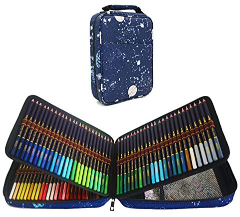 WRKEY 120 Professionelles Buntstifte Set für Erwachsene oder Kinder, hochwertige Minen und Buntstifte zum Verblenden und Zeichnen, Perfekt zum Ausmalen von Büchern und Klassenzimmern