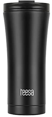 Teesa Taza térmica de viaje (500 ml), color negro