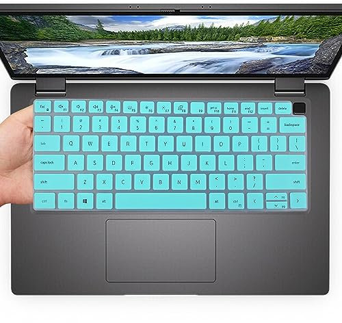 Keyboard Cover for Dell Latitude 3440 5450 5440 5430 5431 5420 14, Dell Latitude 14 7450 7440 7430 7420 7410, Dell Latitude 14 9420 9430, Dell Latitude 15.6 9520 9510 7520 Keyboard Skin-HotBlue