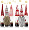 FHzytg Lot de 6 bouteilles de Noël décoratives.
