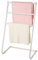 Yorkshire Homeware 3 Tier Towel Rails Towel Holder Toilet Roll Free Standing Towel Stand Towel Drying Rack Towel Rack Towel Holder Stands Metal Towel Rack Scarf Rack Coat Rack Drying Shelf (White)