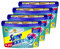 Spee Power Caps 3+1 Frische-Kick, 72 (4 x 18) Waschladungen, Vollwaschmittel für Reinheit, Strahlkraft & hygienische Frische zum schlauen Preis, Waschmittel mit Extra Frische-Effekt, 20–95 °C