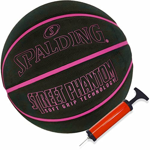 Spalding Street Phantom Out Ball 84390Z, Unisex basketballs, Black, 6 EU
