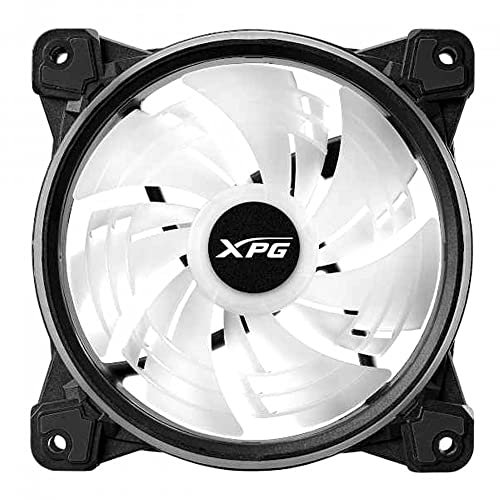 XPG Fan 120 mm, Reaches 2,000 RPM, Quiet Operation, ARGB, (HURRICANE120ARGBPWM-BKCWW)