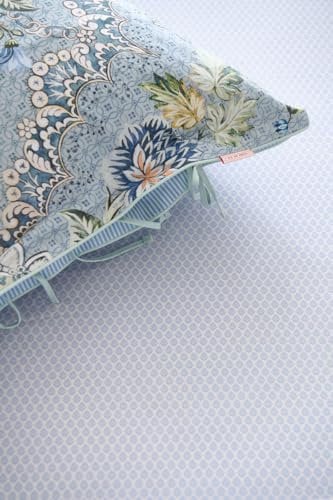 Pip Studio Spannbettlaken Thousand Leaves Blau 90x200