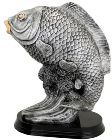 Hole Gadget Premiazioni Personalizzate Sportive Coppe e Trofei Figurativi per Tutti Gli Sport con Targhetta Personalizzata Premio Riconoscimento per Eventi Specifici (Pesca 3)