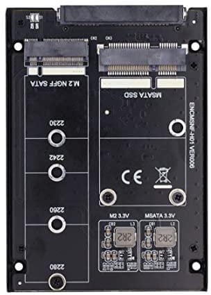Chenyang MSATA & M.2 NGFF SATA SSD auf 2.5 SATA JBOD Raid0 Span Bridge HDD Disk Drive Gehäuse