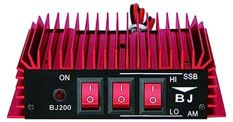 Fxndknjks -200 Amplificateur de Radio CB 50 W Amplificateur HF 3-30 MHz AM/FM/SSB/CW Amplificateur CB pour Talkie-Walkie
