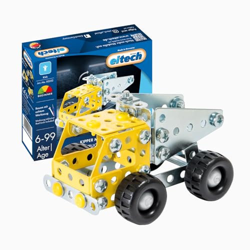 Eitech Metallbaukasten - Mini Baustellenfahrzeuge (Kipper)