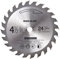 Sunydog Disque de Coupe à Bois 24T-TCT 115 mm x 10 mm, Lame de Scie Circulaire en Acier Allié, Scie de Finition en Carbure 24 Dents pour le Travail du Bois