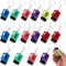 Yuragim 14Pcs Mini Taschenlampe Schlüsselanhänger Kinder Taschenlampe, LED Schlüsselanhänger Aluminium Kleine 4cm Mini Taschenlampe Mitgebsel Kindergeburtstag für Outdoor Camping, Geschenke für Kinder