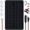 Cargador solar de batería de coche, 30 W, 12 V, mantenedor de batería de 12 V, placa de carga solar para caravana, barco, coche, motocicleta, remolque
