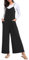 PrinStory Women's Jumpsuits Playsuits Adjustable Straps Wide Leg Harem Playsuits Baggy Loose Strappy Overalls Summer Casual Romper With Pockets (Black, M)