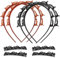 Haarreifen mit Klammern 8er-Set,Haarreif Mit Clips,Clip Headband,Hairpin Headband,Bangs Hairstyle Hairpin,Twist Clip Stirnband,Friseurbedarf,Haarnadeln Frisurenhilfe,Haarschmuck für Damen