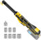 80N.m 3/8 Extended Electric Ratchet Wrench Set Compatible with Dewalt 18V 20V, 16cm Cordless Ratchet Wrench Driver Kit with 7 Sockets, 1/4 Adapter, Powered Ratchet Wrench with Light