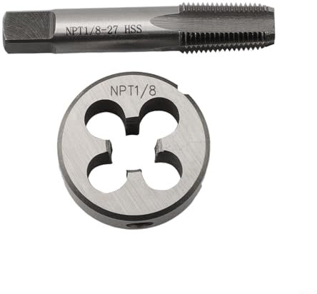 NPT Tool High Performance 1/8 NPT Gewindebohrer & Schneideisen Set 1/8-27 NPT/Z Rechtsgewinde-Set für Profis