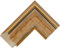 Lunetta/cornice personalizzabile compatibile con Samsung Frame TV (43) - Ampie cornici dorate (oro antico 72 mm)