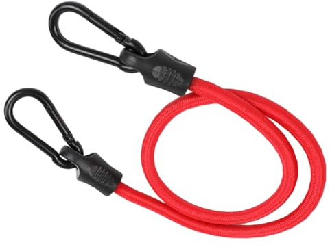 ANMITI Gummispanner Mit Carabiner Haken Bungee Kabel Expander Mit Hakenspannung Gepäckgurt Mit Carabiner In 3 Größe