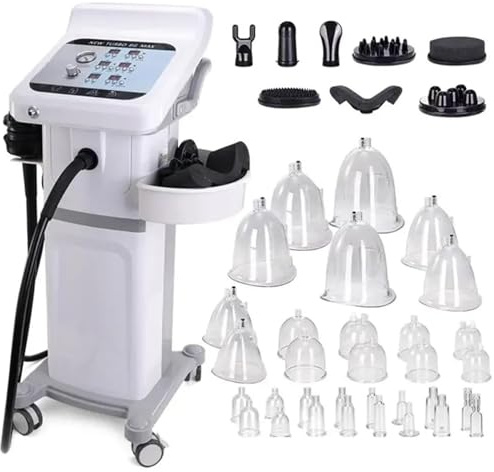 ZenSeFarin Massagegerät, vibrierendes G8-Massagegerät zum Abnehmen, Muskelmassagegerät, Cellulite-Entfernung, Heimgebrauch, Gewichtsverlust-Körpergerät mit 8 Massageköpfen Brustschale