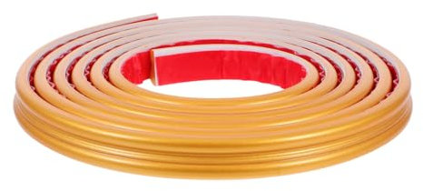 HOMOCONO Baguette Murale Autocollante PVC Flexible Bordure Décorative pour Finitions de Murs