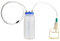 Bomba manual for cambio de aceite de 2 l, herramienta de mantenimiento for coche, camión, furgoneta y motocicleta, con manguera de almacenamiento for botellas de 2 l.