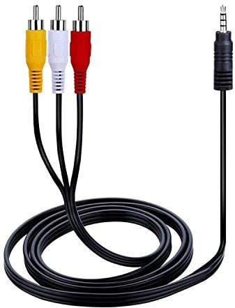 TV Lead for Sony CCD-TRV208E Hi8 Handycam Camcorder - AV/AUDIO VIDEO Connecting Cable - Length: 1.5m