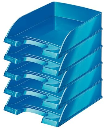 Leitz 52263036 Plus Standard Wow Portacorrispondenza, Confezione 5
