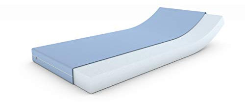 MSS e.K. Schaumstoffmatratze, Polyester, Blau, 140 x 200 cm