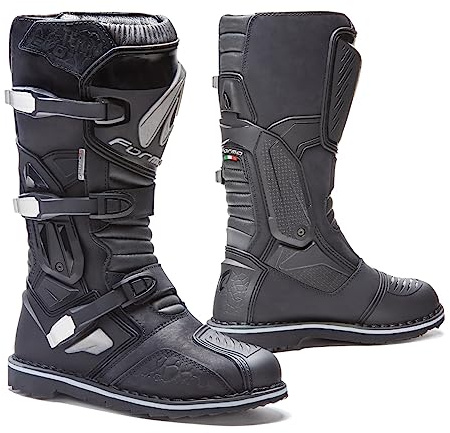 Forma Terra Evo Dry wasserdichte Motorradstiefel, schwarz, 43
