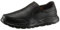 Skechers Mens Flex Advantage Sr - Bronwood Slip On Trainers, Black Leather, 12 UK