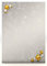 Weihnachtsbriefpapier | Weihnachtskugeln Gold und Silber | 100 Blatt weihnachtliches Motivpapier DIN A4 | Briefpapier