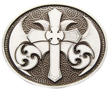 Urban Backwoods Celtic Cross IV Gürtelschnalle für Wechselgürtel Buckle