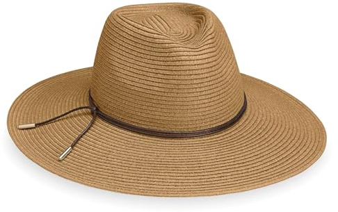 Wallaroo Hat Company Women’s Montecito Sun Hat – UPF 50+, Broad Brim, Elegant Style, Designed in Australia