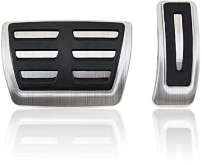 MYMOCCY Foot Brake Gas Accelerator Pedal Cover Compatible for A4 B9 A5 A6 (C8) A7 Q5 Q7 Q8 2017-2023, Compatible for Cayenne/Cayenne Coupe Parts