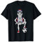 Serbien Fußball Skelett Fan Mannschaft T-Shirt