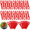 120 Stück Rasentrimmer-Klingen,Ersatzmesser-Set,Rasentrimmerersatz,Ersatzmesser Rasentrimmer,Kunststoffersatzklingen,Rasentrimmer-Zubehör,ersatzmesser rasentrimmer,Rasentrimmer Messer(120 Stücke)