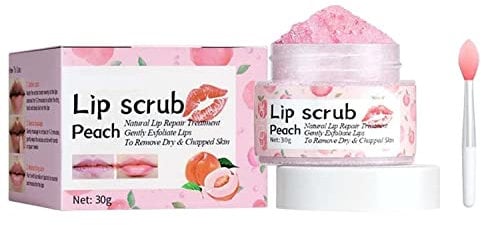 2022 New Lip Scrubs Exfoliator & Moisturizer, Lip Exfoliator Scrub and Moisturizer Kit, Lip Scrub for Dark Lips, Repair Lip Mask for Dry, Cracked Lips (1pcs)