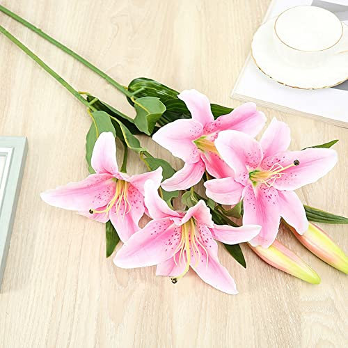 Gigli artificiali Babysbreath ortensia rosa piena fiore regalo di nozze casa