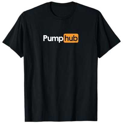 Pump-Hub für Erwachsene, lustig, niedlich, für Workout, Fitnessstudio T-Shirt
