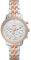 Fossil Damen Analog Quarz Uhr mit Edelstahl Armband ES5279