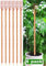 Lot de 6 antennes de jardinage en cuivre de 33 cm, piquets en cuivre pur pour jardin, électroculture, jardinage, bobines de cuivre, outils de fil, kit d'anneaux tenseurs pyramidaux